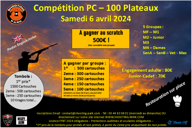 affiche concours parcours de chasse